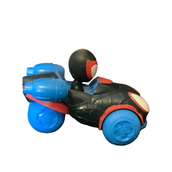 Jazwares Marvel Spidey and HIS Amazing Friends Spider-Man Miles Morales Car Toy - Picture 6 of 6